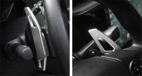 img 1 attached to 🚀 High-Quality Silver Aluminum Alloy Paddle Shifter for Toyota Camry 2012-2016 and Corolla 2014-2018