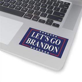 img 2 attached to 🚗 100-Piece Let's Go Brandon Stickers - Car Bumper Sticker Decal Set for Cars, Trucks, Vans, Boats, Signs, and Windows - Funny Bumper Stickers for Decorations