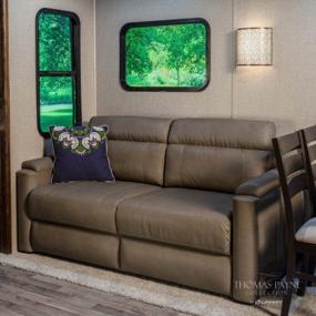 img 3 attached to Upgrade Your RV With THOMAS PAYNE'S 68" Tri-Fold Sofa - Perfect For 5Th Wheels, Travel Trailers And Motorhomes