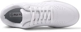 img 3 attached to BAXINIER Cheerleading Athletic Breathable Competition Girls' Shoes ~ Athletic