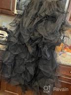 img 1 attached to Women'S Long High Low Ruffles Party Tulle Skirt: WDPL Perfect For Any Occasion! review by Bobby Cantu