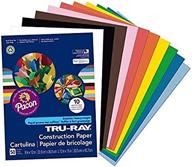 tru-ray construction paper: 10 classic colors, 9"x12", 50 sheets (p103031) logo