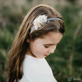 img 3 attached to Floral HairBand Headbands Plastic Mligril Baby Care best - Hair Care