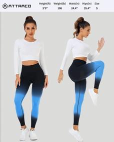 img 1 attached to ATTRACO High-Waisted Seamless Scrunch Butt Yoga Pants For Women - Lift And Shape With Workout Leggings