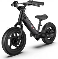 24v 100w electric balance bike for kids ages 3-5 - hiboy bk1 with 12 inch tire & adjustable seat! logo