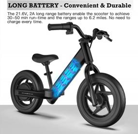 img 2 attached to 24V 100W Electric Balance Bike For Kids Ages 3-5 - Hiboy BK1 With 12 Inch Tire & Adjustable Seat!