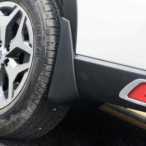 img 1 attached to 🚗 Top-Quality Mud Flaps Subaru Forester 2019-2022: Clean & Protect Your Vehicle with Powerty Fit™ Mud Splash Guards (4 PC Set)