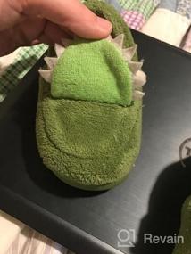 img 6 attached to Dinosaur Slippers: Stylish Boys' Shoes for Toddlers' Indoor Bedroom Comfort