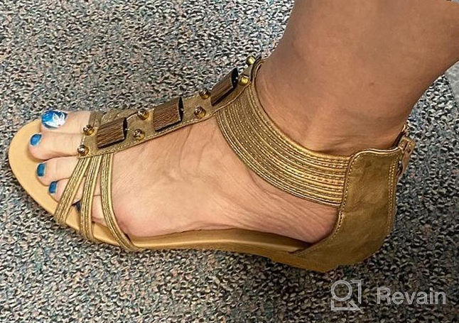 img 1 attached to Women'S FRALOSHA Wedge Sandals: Open Toe, High Heel & Breathable For Summer Beach Wear! review by Eddie Burgess