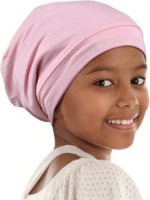 img 4 attached to 🎀 Oversized Adjustable Satin Curly Hair Sleeping Bonnet