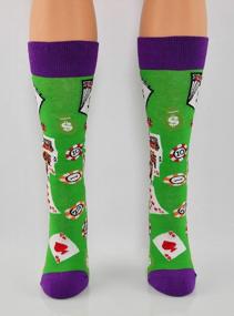 img 2 attached to Get Lucky With ARAD Novelty Casino Socks - Fun And Quirky Clothes For Both Men And Women!