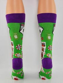 img 3 attached to Get Lucky With ARAD Novelty Casino Socks - Fun And Quirky Clothes For Both Men And Women!