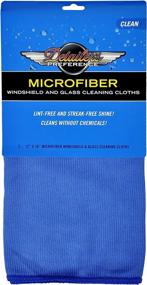 img 2 attached to 🧼 Detailer's Preference Blue Windshield and Glass Cleaning Towel, 12 X 16in (2 Pack)