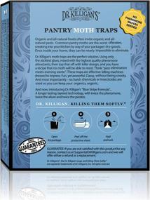 img 3 attached to Dr. Killigan'S Premium Pantry Moth Traps With Pheromones Prime Non-Toxic Sticky Glue Trap For Food And Cupboard Moths In Your Kitchen How To Get Rid Of Moths Organic (6, Blue)