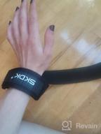 img 1 attached to Cushioned Cotton Wrist Lifting Straps With Anti-Skid Silicone Grip - Ideal For Deadlifts, Weightlifting, Bodybuilding, Xfit, And Strength Training review by Brandon Baird