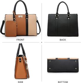 img 2 attached to 👜 Dasein Handbags: Matching Satchel Handle Women's Handbags and Wallets