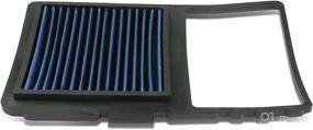 img 4 attached to 🚀 Enhance Engine Performance & Acceleration! DNA Motoring AFPN-012-BL Washable Drop In Panel Air Filter - Compatible with 04-09 Toyota Prius