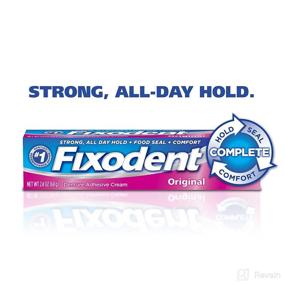 img 1 attached to 🦷 Enhanced Denture Care with Fixodent Original Denture Adhesive Cream - Prioritize Your Oral Health
