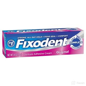 img 4 attached to 🦷 Enhanced Denture Care with Fixodent Original Denture Adhesive Cream - Prioritize Your Oral Health