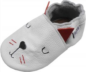 img 3 attached to Stylish And Safe: Mejale Rubber Sole Moccasins For Infant Boys And Girls