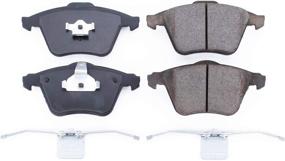 img 1 attached to Enhanced Performance: Power Stop 17-915B Z17 Front Ceramic Brake Pads with Hardware