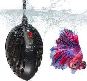 img 4 attached to 🐠 Enhanced Orlushy 100W Mini Submersible Aquarium Heater - External Temp Controller, Built-in Thermometer Ideal for Small Fish Tanks