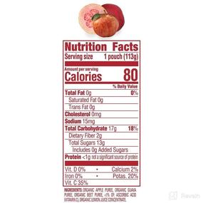 img 3 attached to 🍎 Happy Baby Organics Clearly Crafted Stage 2 Baby Food Apples, Guavas & Beets - 4oz Pouches (Pack of 16) | Buy Now!