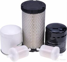 img 3 attached to Kubota Filter Kit HH150-32094 K1211-82320 12581-43012 HHK20-36990 for BX2200D, BX22D, BX23D, BX2660D, BX2670, BX2670-1, ZD25F, ZD28, ZD28F