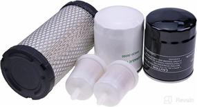 img 1 attached to Kubota Filter Kit HH150-32094 K1211-82320 12581-43012 HHK20-36990 for BX2200D, BX22D, BX23D, BX2660D, BX2670, BX2670-1, ZD25F, ZD28, ZD28F