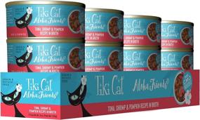 img 3 attached to Tiki Cat Aloha Friends Grain-Free Wet Cat Food - Seafood with Pumpkin Recipes 3 oz. Cans (Pack of 12) for All Life Stages