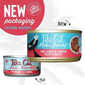 img 2 attached to Tiki Cat Aloha Friends Grain-Free Wet Cat Food - Seafood with Pumpkin Recipes 3 oz. Cans (Pack of 12) for All Life Stages