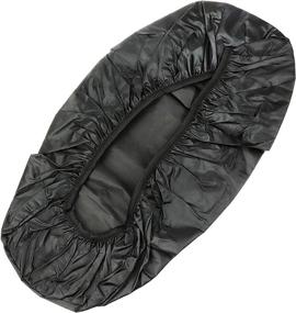 img 3 attached to 🏍️ Modengzhe Waterproof Motorcycle Seat Cover – Rainproof & Dustproof, Size L, Ideal for Small-Size Motorcycle Moped Scooters – 25 x 13 Inches, Black