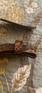 img 1 attached to Enhanced Embossed Brown Leather Western Accessories for Men review by Sadik Pinger