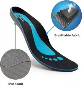 img 2 attached to TruMedic Reprieva Orthotic Shoe Inserts For Women And Men - Plantar Fasciitis Insoles For Enhanced Comfort And Support While Standing All Day, Ideal For Work Boots And Sneakers
