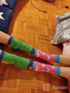 img 1 attached to 🎄 HAPPYPOP Girls' Novelty Christmas Socks - Trendy Clothing for Girls' Socks & Tights review by Sean Liu