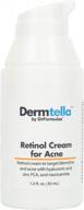 acne treatment retinol cream with hyaluronic acid, niacinamide, and zinc pca by drformulas - non-comedogenic moisturizer for oily, acne-prone skin - perfect for teens, men, and women - 1 fl oz logo