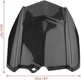 img 3 attached to Akozon Carbon Motorcycle Mudguard 2014 2016