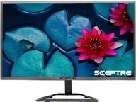 ultra 1080p monitor sceptre e248w-1920r with 60hz refresh rate, flicker-free technology, and tilt adjustment logo