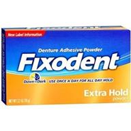 🔧 fixodent extra 2 powder, 7oz - increased strength and long-lasting hold - product code: 7666074064 логотип
