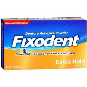img 1 attached to 🔧 Fixodent Extra 2 Powder, 7oz - Increased Strength and Long-lasting Hold - Product Code: 7666074064