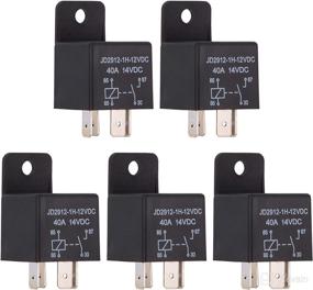 img 4 attached to 🚗 EHDIS Car Relay 4 Pin 12v 40amp Spst, JD2912-1H-12VDC 40A 14VDC, Auto Switches & Starters, Pack of 5: Efficient and Reliable Automotive Relay Switches