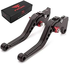 img 3 attached to FXCNC Short Adjustable Brake Clutch Levers - Aluminum CNC Compatible with BENELLI TNT125 TNT135 TNT 125 135 2016-2021