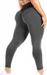 seasum high-waisted yoga pants with scrunch butt design, textured tights for women's workout and running to enhance buttocks logo