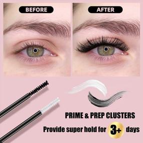img 2 attached to Lash Bond & Seal Glue Mascara Wand - DIY Eyelash Extension With Biotin & Vitamin E, 72-Hour Super Strong Hold