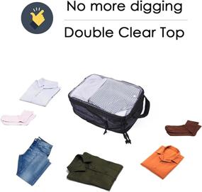 img 1 attached to 🧳 Ultimate Travel Companion: Magictodoor Packing Cubes for Effortless Organized Luggage!