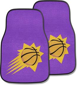 img 2 attached to 🏀 NBA FANMATS Unisex-Adult Front Carpet Car Mat Set - 2-Piece Set