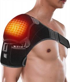 img 3 attached to Rechargeable Heated Shoulder Brace Bundle - 2600MAh DC Portable Capacity Battery