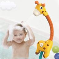 🦒 wishtime giraffe toddler bath shower head toy: fun and interactive baby bath sprinkler toy for boys and girls, ideal for bath time entertainment logo