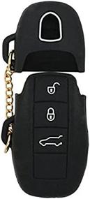 img 4 attached to 🔐 Protect Your PORSCHE 3 Button Remote Key Fob with SEGADEN Silicone Cover Protector Case Holder Skin Jacket – CV2920 Black