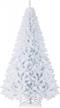 premium unlit spruce christmas tree, 7.5ft height, easy assembly with metal stand - suitable for indoor and outdoor decorations by goplus logo